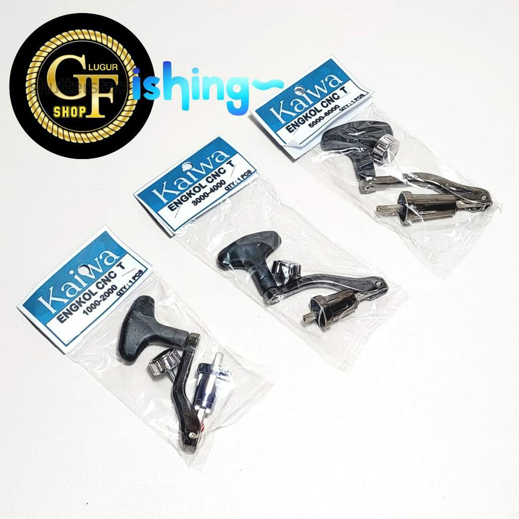 HANDLE REEL CNC T / ENGKOL KAIWA REEL SPINNING 1000-2000-3000-4000-5000-6000