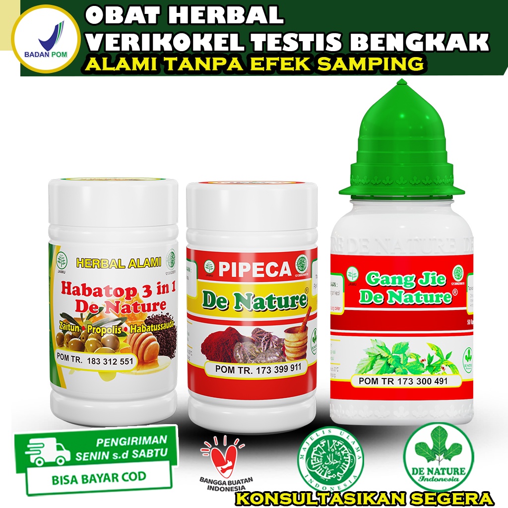 Obat Varikokel DE NATURE AMPUH Alami Tanpa Operasi