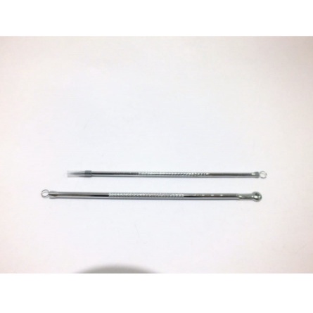 ISI 2pcs Pinset Komedo Stainless Pencetan Komedo Jerawat Pencabut Komedo