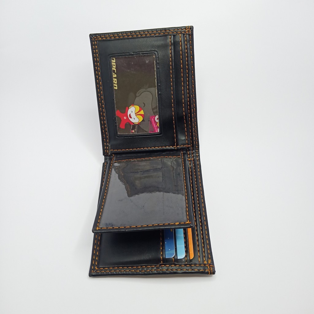 Dompet Pria Dompet Kulit Sintetis LIVE'S Dengan Slot Kartu Multi + BOX