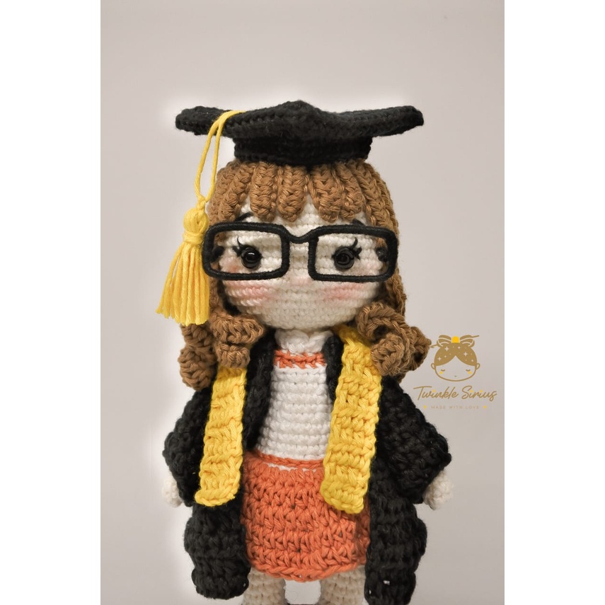 Amigurumi | Boneka Rajut Wisuda Handmade
