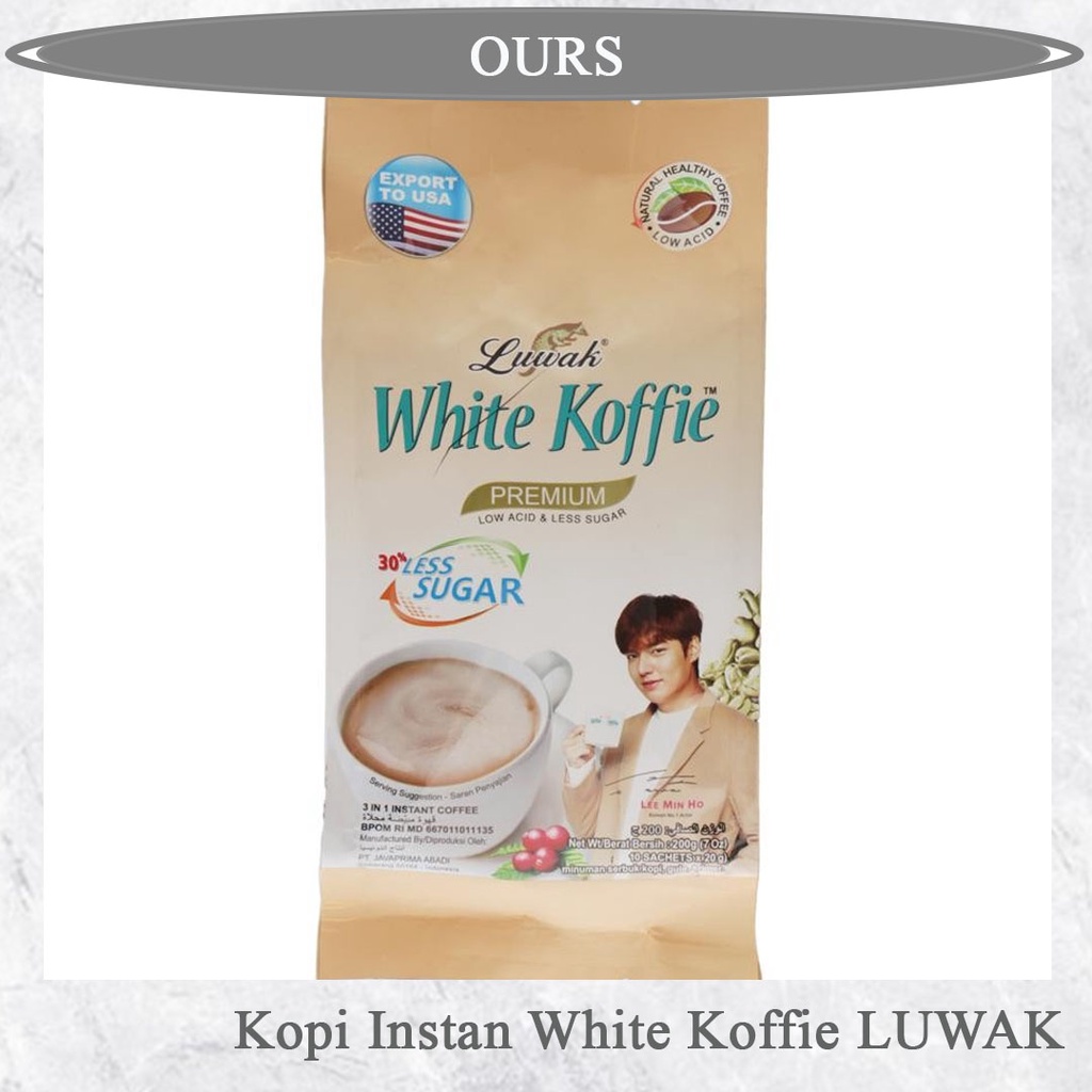 

Luwak White Koffie Premium Less Sugar 9s