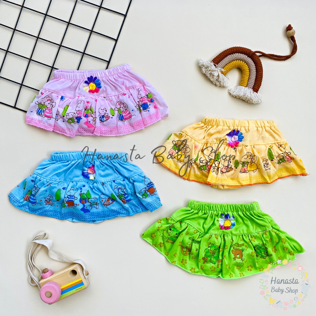 Rok Celana Bayi Warna Bunga 3-9 Bulan