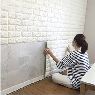 WALLPAPER  3D  FOAM  TEBAL STIKER DINDING WALLPAPER  