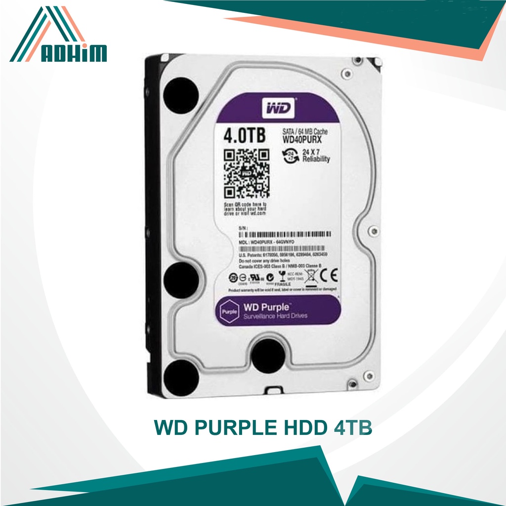 WD Purple HDD 4TB