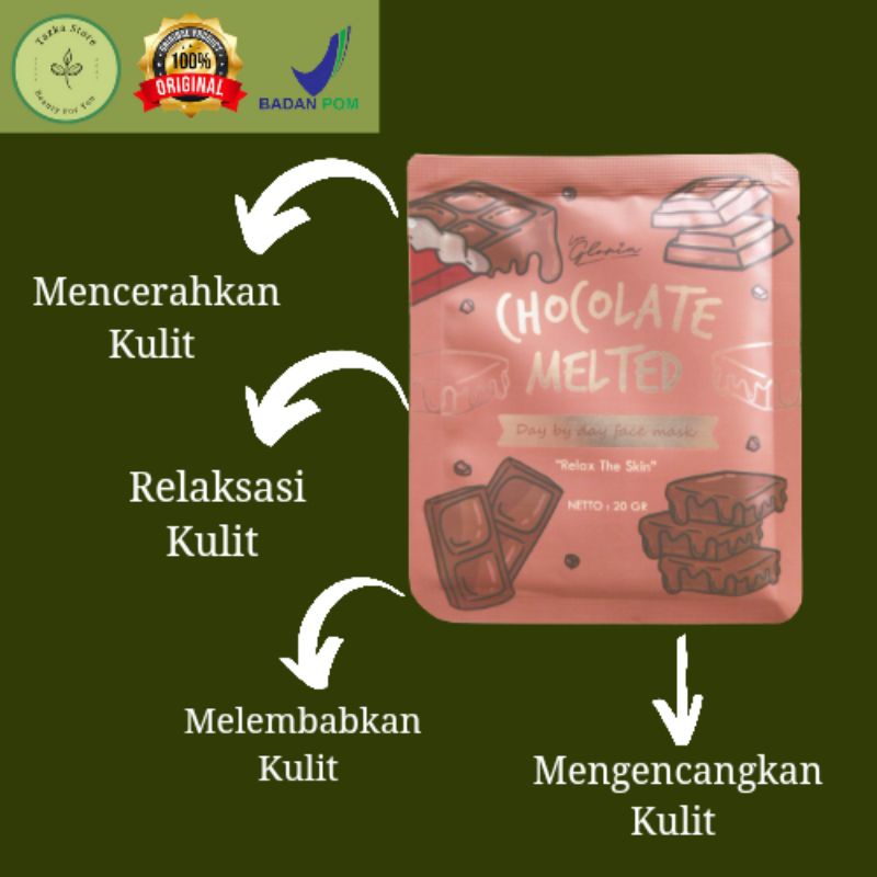 MaskerOrganikChocolateMelted_MaskerPencerahWajah_MaskerWajahAlami