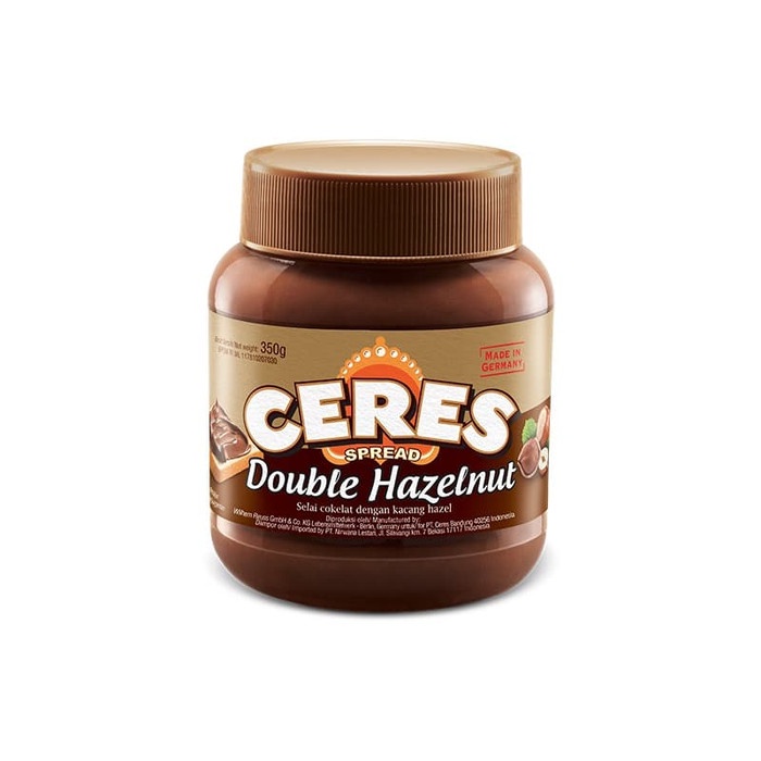 

SELAI- CERES SPREAD DOUBLE HAZELNUT SPREAD 350 G -SELAI.