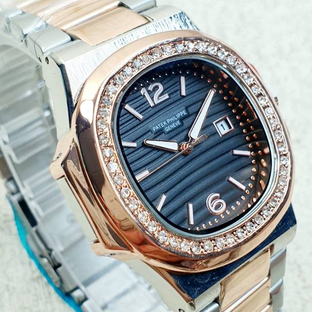 JAM TANGAN PRIA PATEK PHILIPPE  RING DIAMONDE