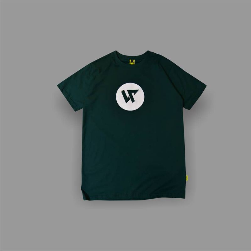 LITTLEROCK Kaos Pria Lengan Pendek Primary Hijau Botol | Baju Kaos Pria
