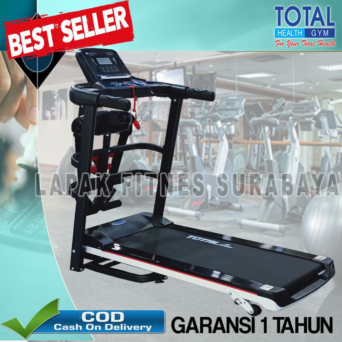 Jual Alat Olahraga Fitnes Treadmill Elektrik 3 Fungsi Tl 607