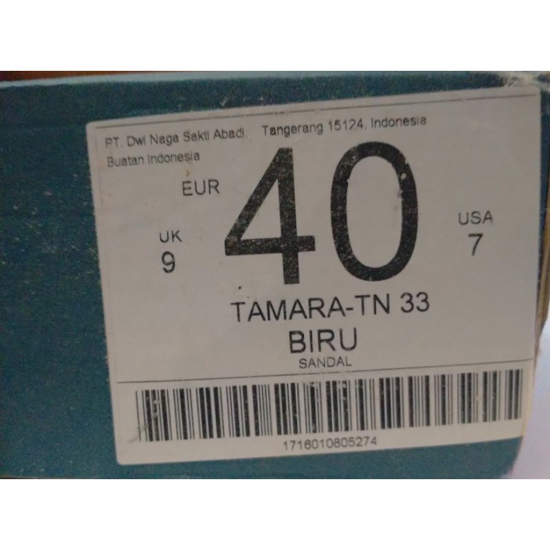 Homyped Tamara TN33 sandal wanita biru murah