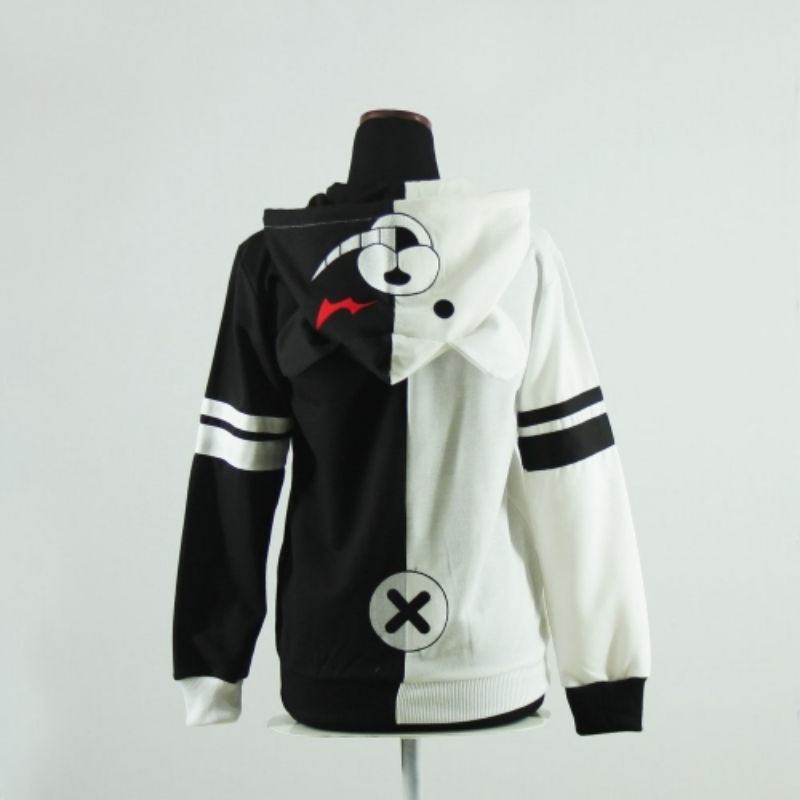 HP41431 MONOKUMA JACKET 2 - DANGAN RONPA HOODIE COSPLAY ANIME JAKET