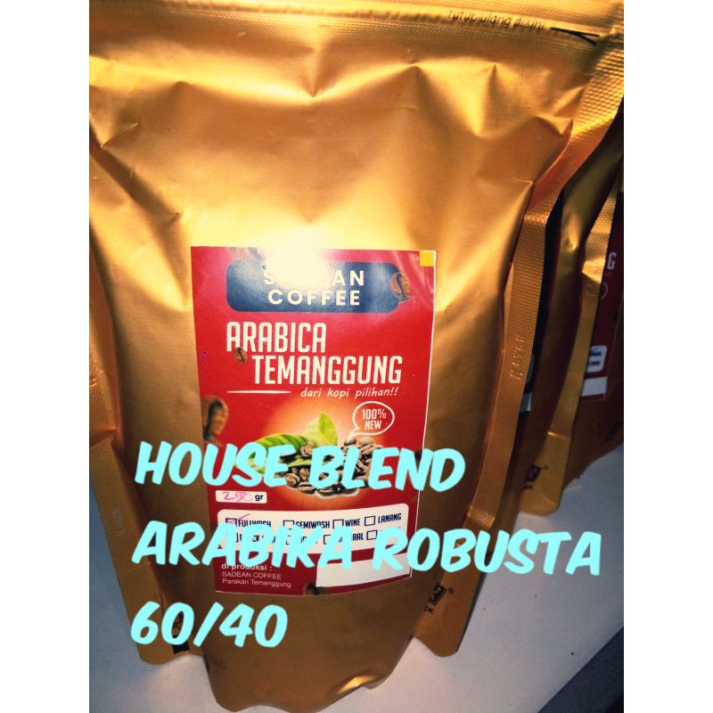 

House blend Arabika robusta 60/40