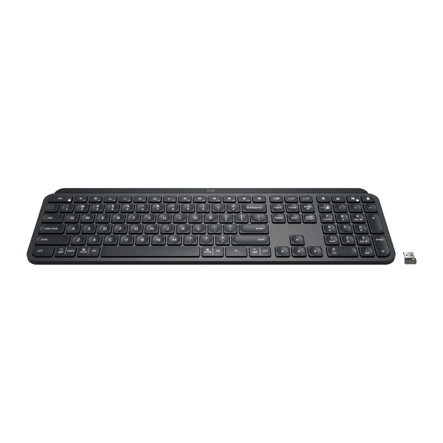 Logitech MX Keys | Keyboard Wireless Bluetooth Backlit for Power User