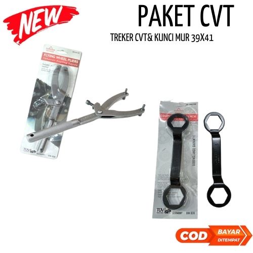 Treker CVT Belt Kunci Tahanan Kopling Motor Matic Flywheel Pliers Coupling Nut Spanner Bahanan