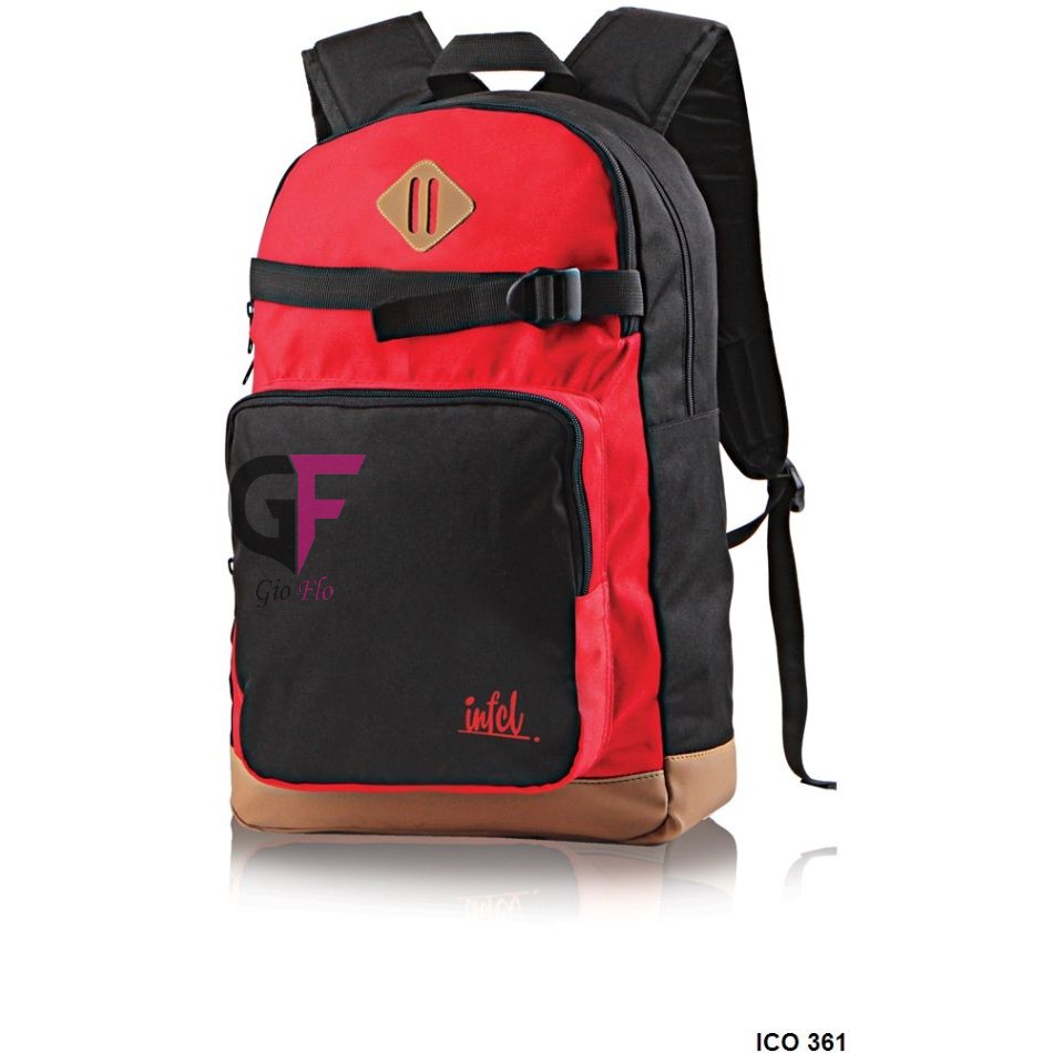 GIOFLO Tas Ransel Fashion Red / ICO 361