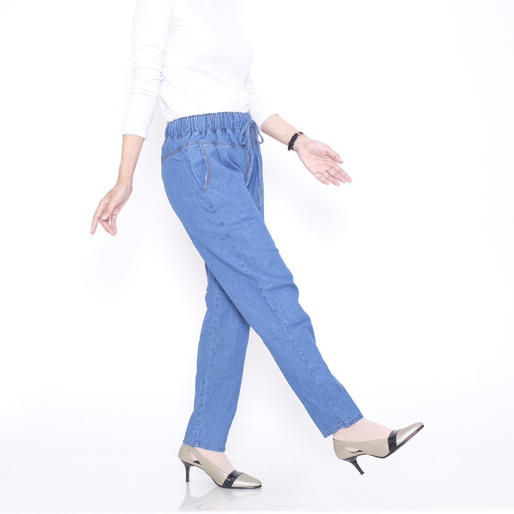 HaymeeStore Celana  Boyfriend Jeans  Oversize  Wanita  Celana  