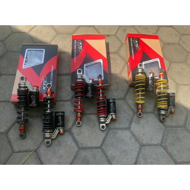 SHOCKBREAKER SKOK SHOCK TABUNG KTC EXTREME 320MM ORIGINAL KUNING / MERAH / TITANIUM.