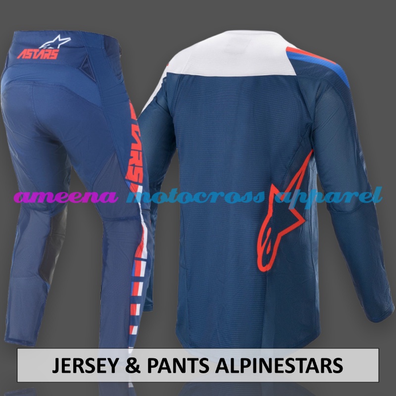 Jersey Custom Nama - Jerseyset Stelan - Jersey Celana Motocross - Jerseyset Stelan - Jersey Trail - Jersey Pants MX Adventure - Jersey Premium -AS025