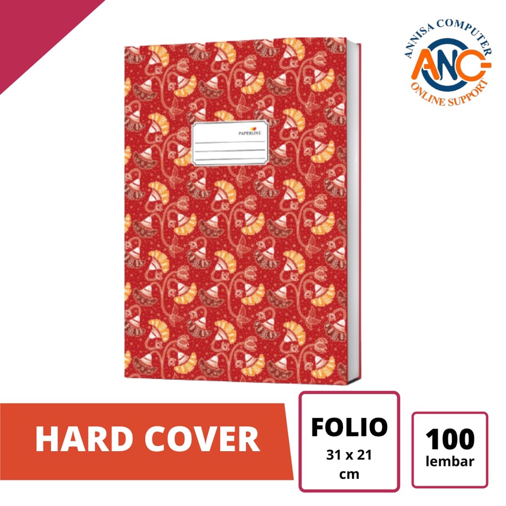 

Buku Folio Hand Cover PAPERLINE / Buku Akuntansi Isi 100 Lembar