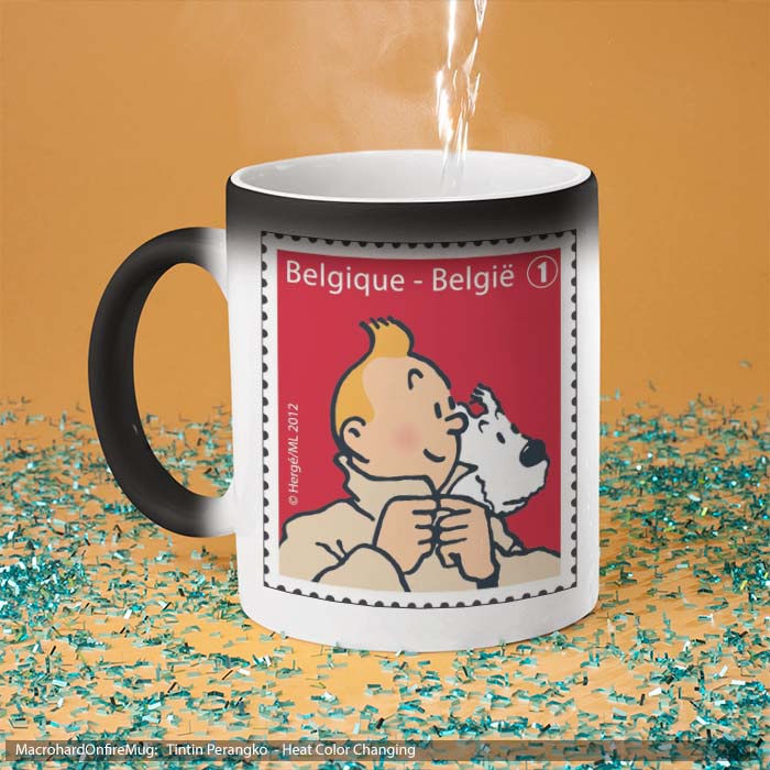 Mug Magic Tintin Perangko