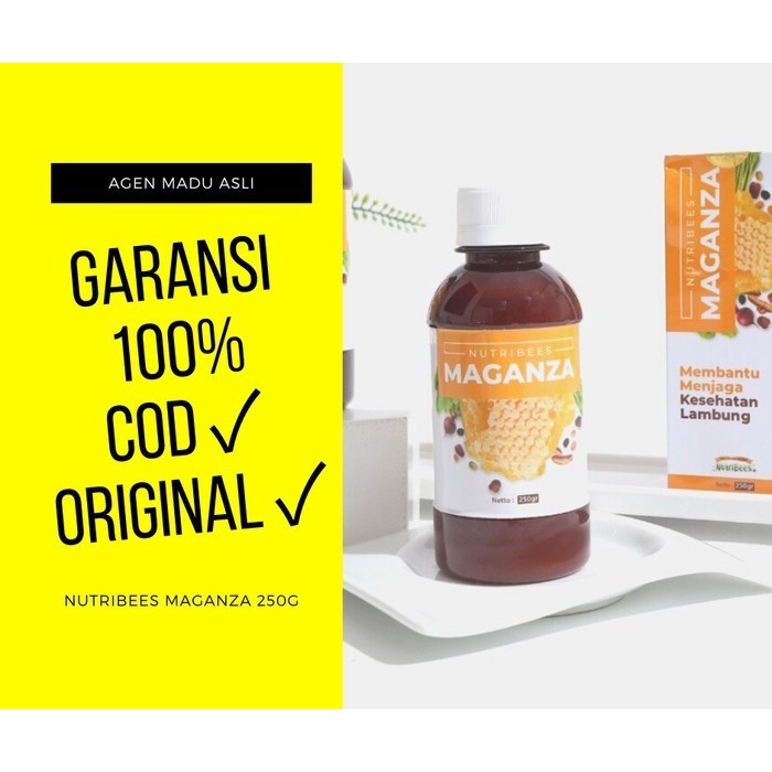 

Madu Nutribees Maganza 250gr Madu-Madu Lambung-Madu Maag Asam Lambung