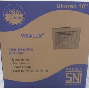 Kipas Angin Hisap Plafon 25cm APT25-TG Ceiling Exhaust Fan 10&quot; Visalux***TOP