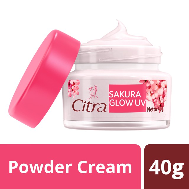 Citra Sakura Glow UV Powder Cream Facial Moisturizer