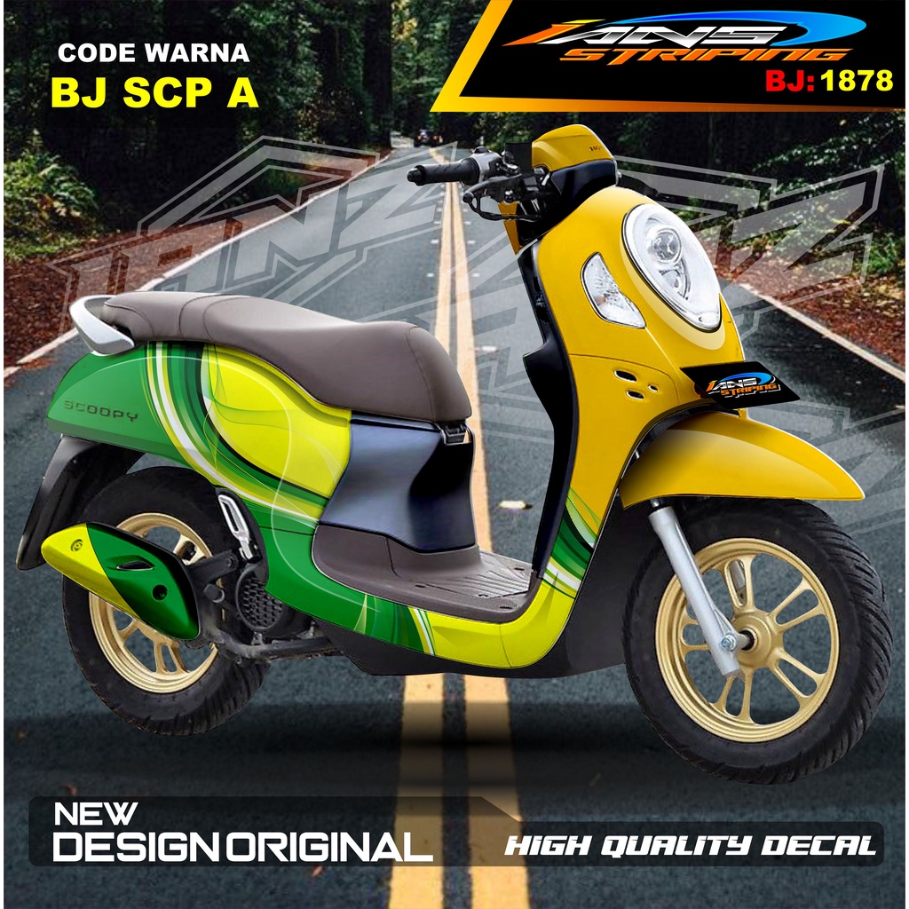 DECAL STIKER FULL BODY SCOOPY / STICKER ALL NEW SCOOPY / STIKER FULL BODY SCOOPY TERMURAH / STIKER MOTOR SCOOPY / STIKER MOTOR