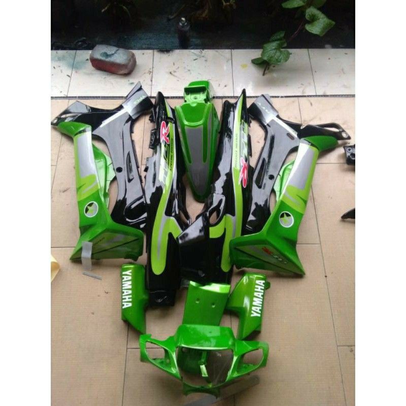 Full Set Body Halus Fiz R Caltex Hijau Hitam Bodi Set Fizr Murah