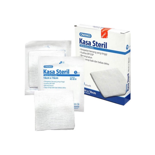 kasa steril onemed / Kasa Kotak 16x16 / Onemed Kasa steril