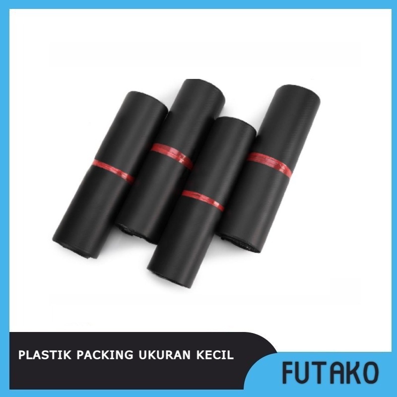 

FUTAKO PLASTIK POLYMAILER HITAM Ukuran Kecil Kantong Packing Tebal Premium Kemasan Pembungkus Paket Online Shop ( SMALL )