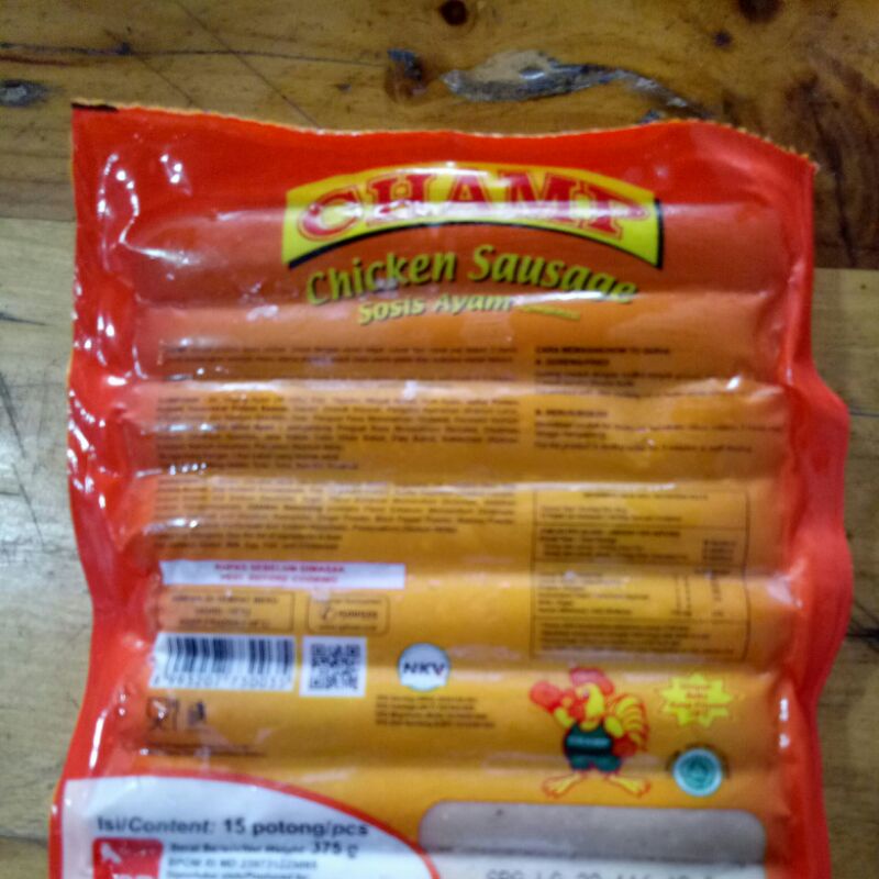 

Sosis ayam Champ isi 15/ 375gr