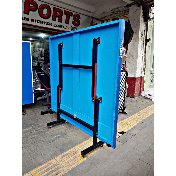 Meja Tennis / Meja Pingpong Murah Bagus Lengkap Merk Butterfly Roda 8
