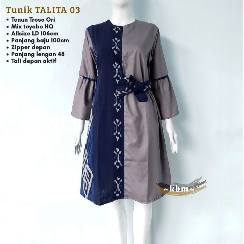 Tunik talita tenun troso mix toyobo  best