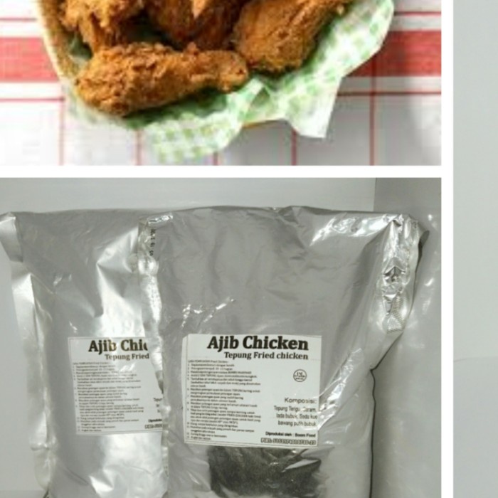 

hbt204tt Tepung Fried Chicken - 1Kg / Tepung Kentuky / Batter Breader Da01D100