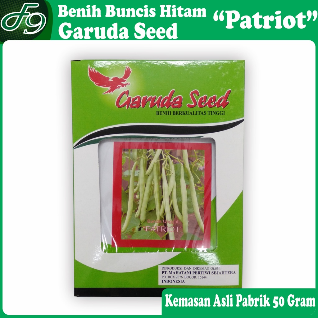 Benih Buncis Hitam Unggul Patriot Garuda Seed 50 Gram