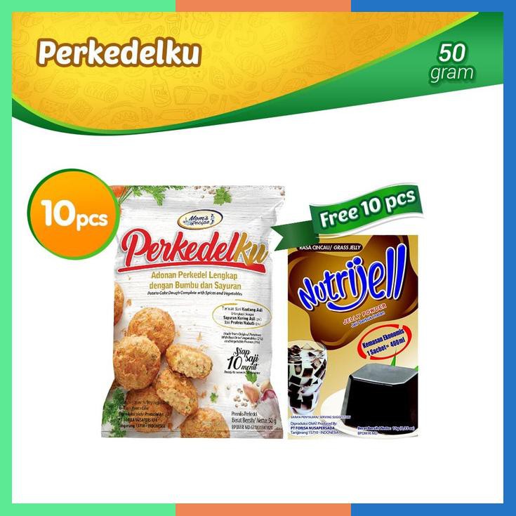 

Perkedelku Renceng 10 Pcs Free Nutrijell Cincau
