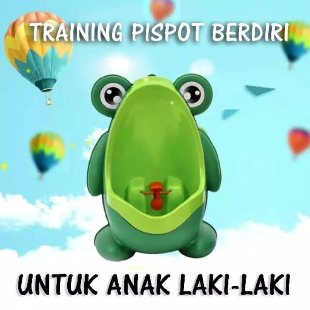 Training pispot berdiri