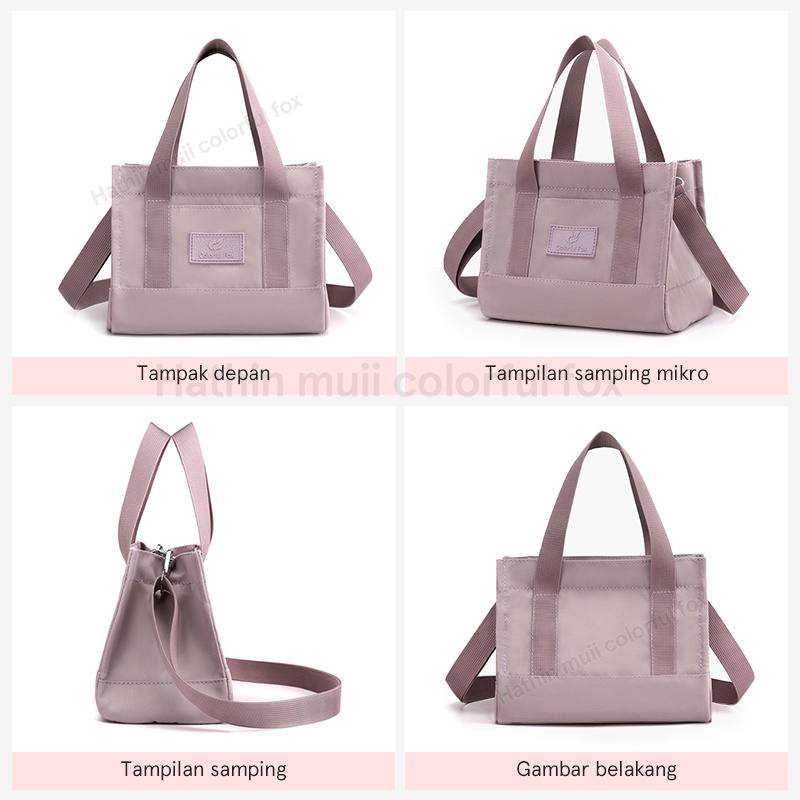 COLORFUL FOX 0420 Tas Selempang anti air Wanita Sling Bag Wanita Shoulder Bag Wanita Hand Bag Korea fashion