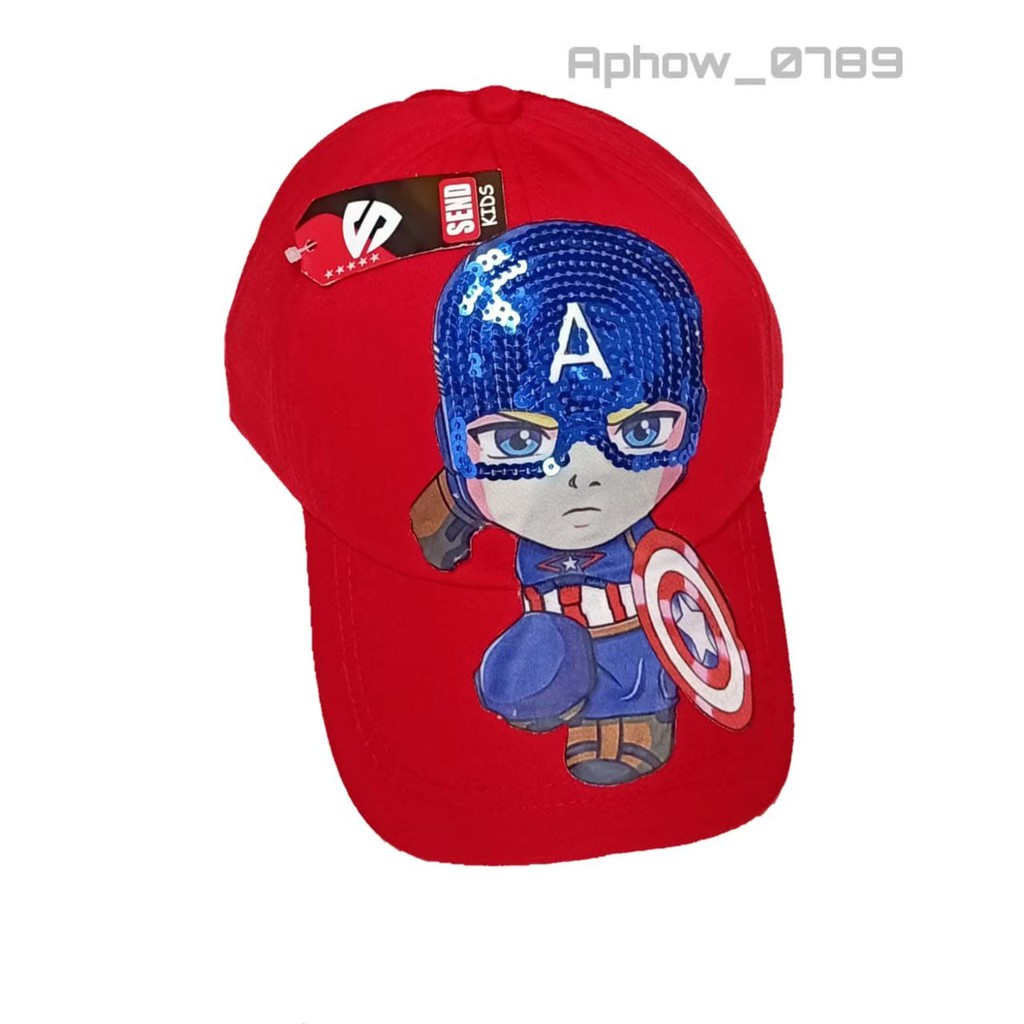 KIANJAYACOLLECTION89 - TOPI MARVEL LED ANAK COWO - BISA MENYALA TERMURAH !!