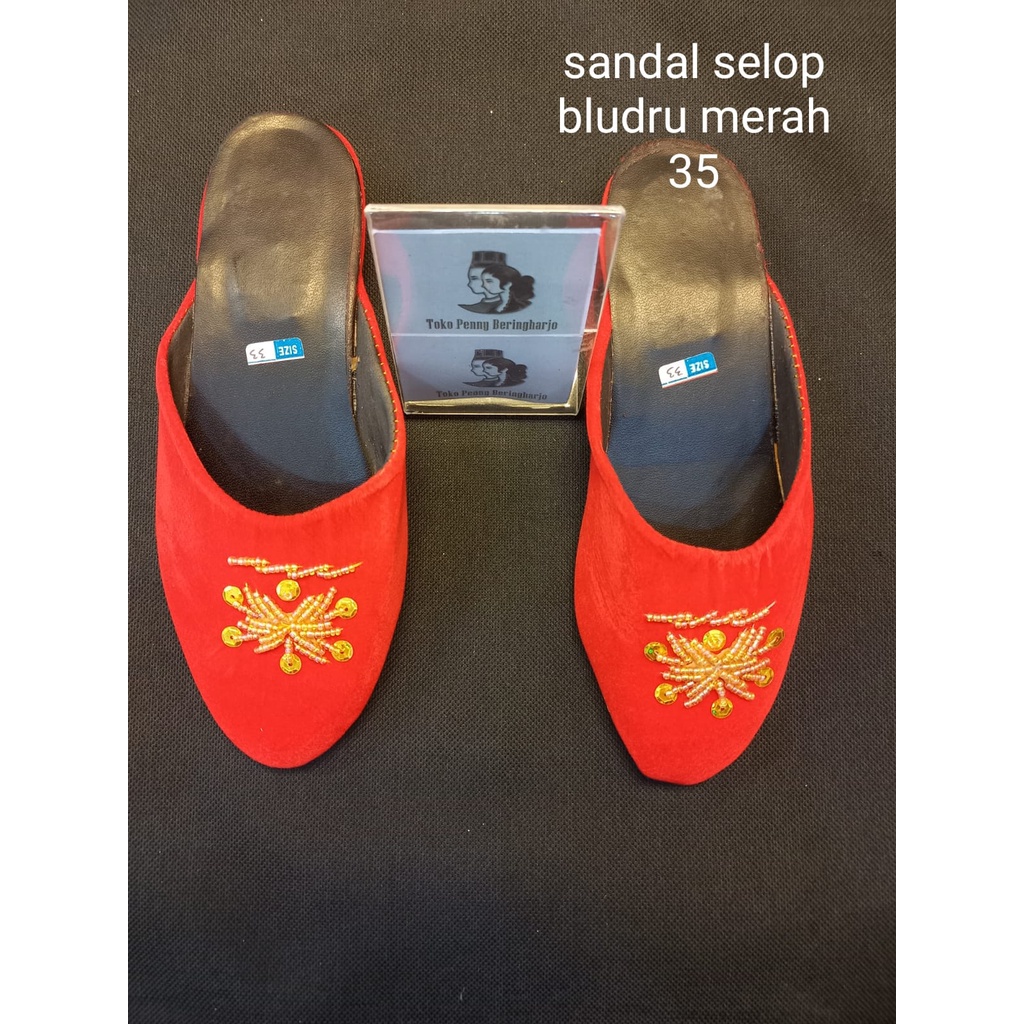 Sandal selop jawa anak tk dan sd tradisional