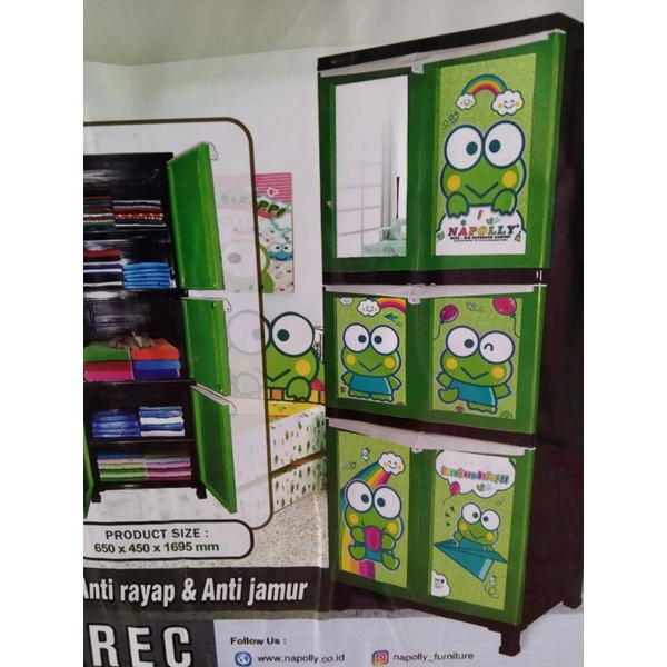 lemari cabinet karakter napolly