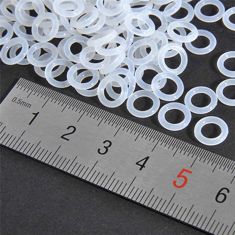 （✔✔❤120pcs O-Ring Karet Silikon Warna Putih Untuk Keyboard Cherry MX