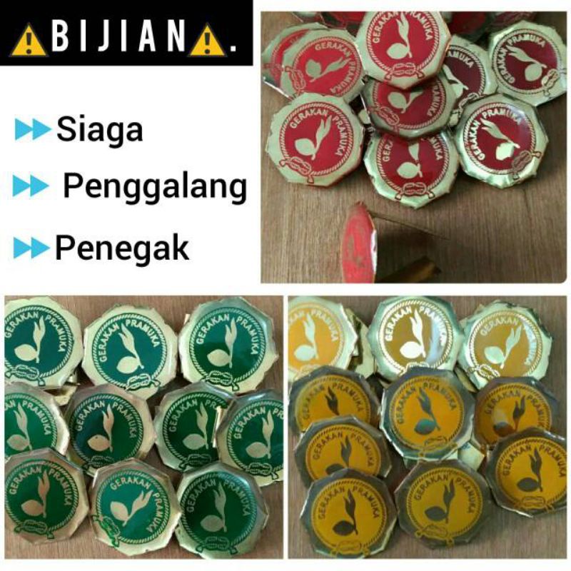 

kolong hasduk pramuka ring kacu pramuka logam lapis resin