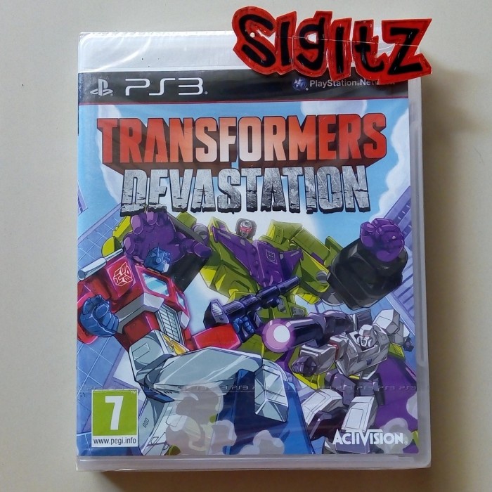 bd PS3 kaset game TRANSFORMERS DEVASTATION BARU SEGEL