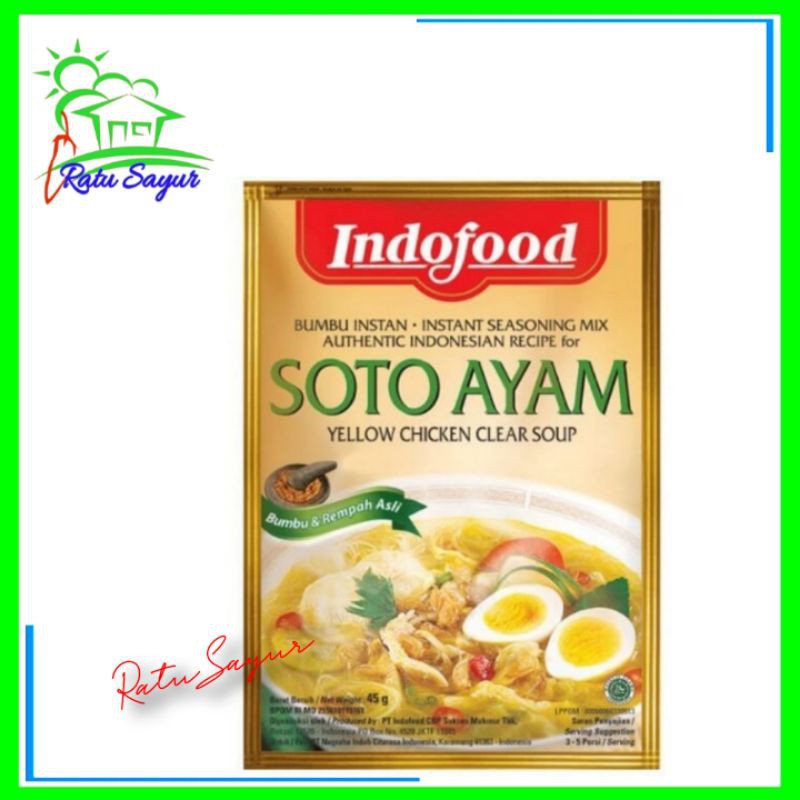 

SOTO AYAM 45 GRAM/Ratu Sayur Cikeas