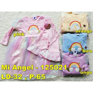 GAMIS RAINBOW SET HIJAB /ANAK KIDS /FASHION WANITA