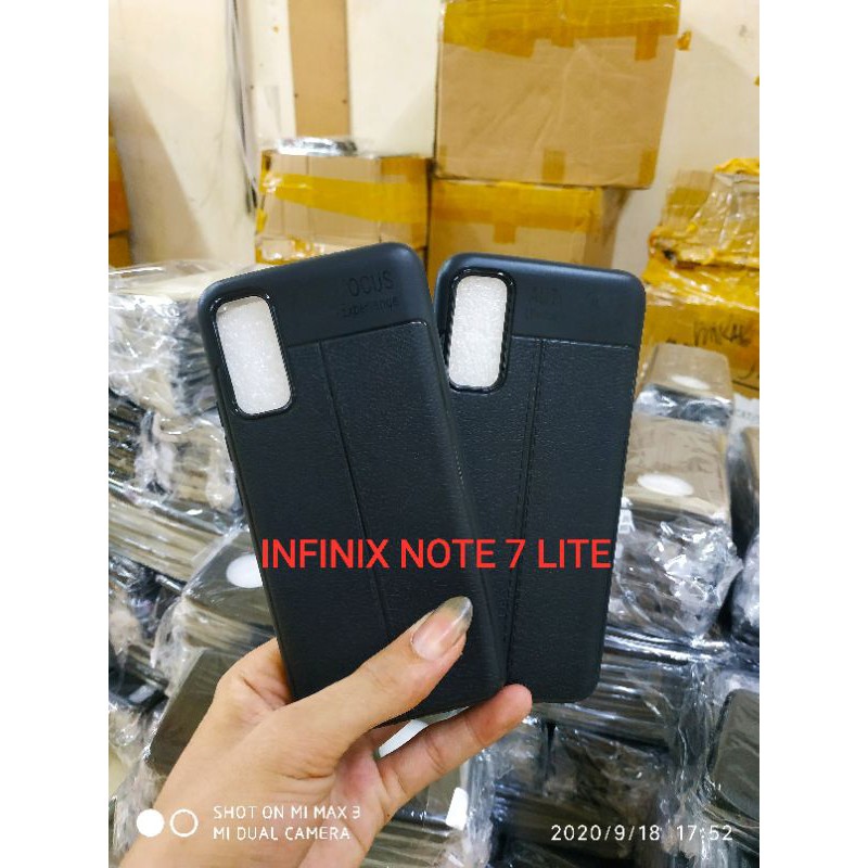 autofocus infinix note 7 lite / leather case infinix note 7 lite / casing infinix note 7 lite