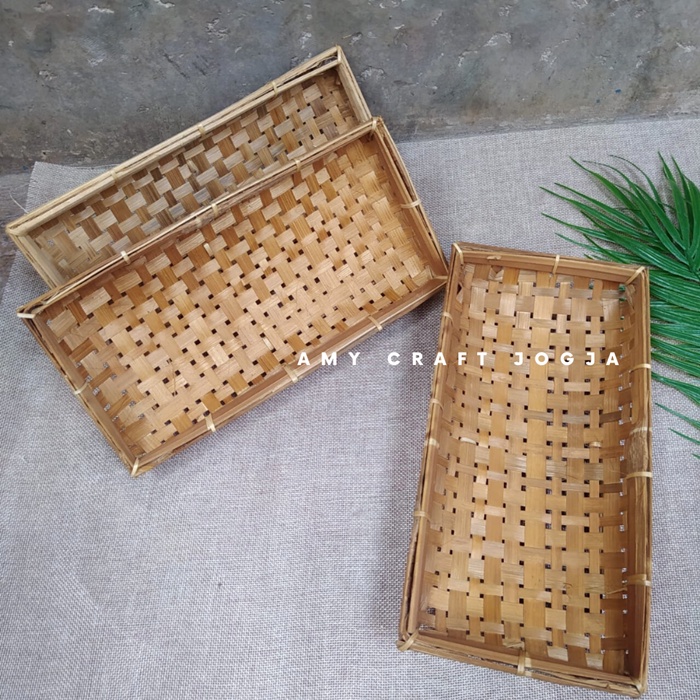 Jual Piring Bambu Sate No Ukuran X Cm Piring Bambu Murah Piring